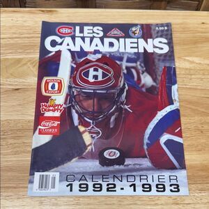 Montreal Canadiens 1992-1993 Calendar